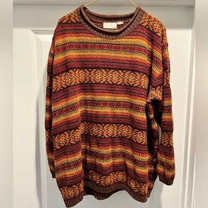 Liz Claiborne British tweed fall sweater - M